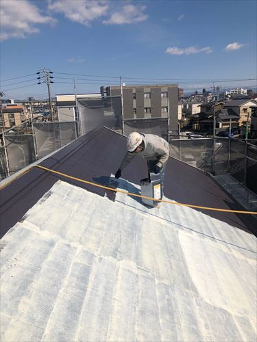 屋根、塗装工事